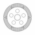 Aftermarket Fits John Deere Parts BRAKE DISC 3255, 3155 (SN 669174->), 3055, 2955 (SN AL65871